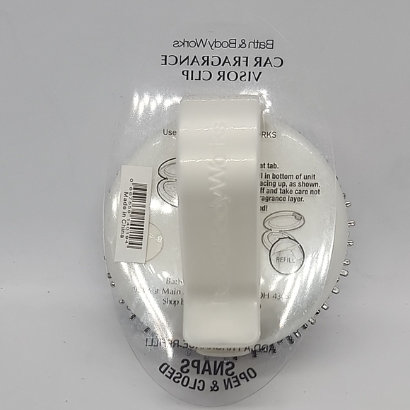 Bath & Body Works Gold & Silver Car Fragrance Visor Clip - Picture 3 of 3